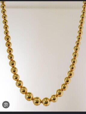 NWB Lie Studio Olivia Necklace 18 Carat Golden Plated Brass 25 Inch Necklace